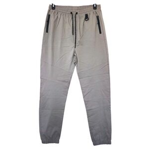 Retro Stitch Mens Khaki Utility Jogger Pants 2XL Water Resistant Techwear Taped